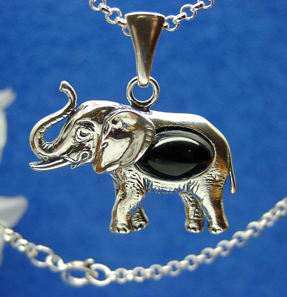 African clearance elephant necklace