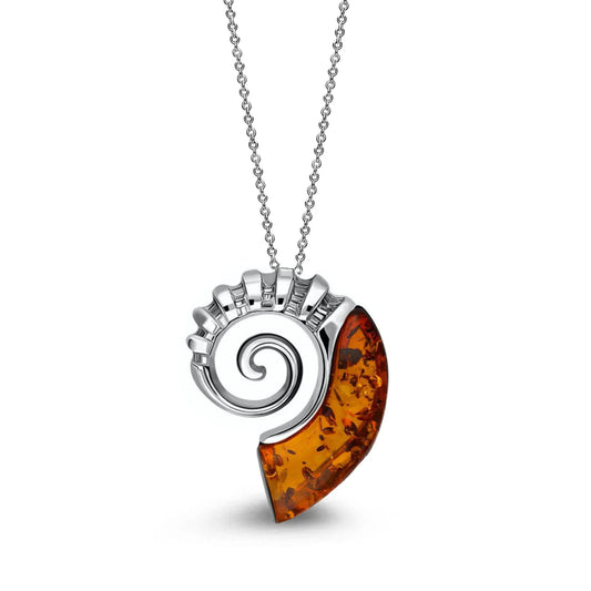 Large Ammonite pendant